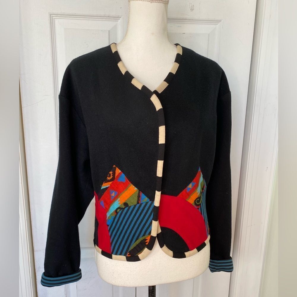 1990 Artisan Suzanne Graphics  Surrealist Modern Jacket